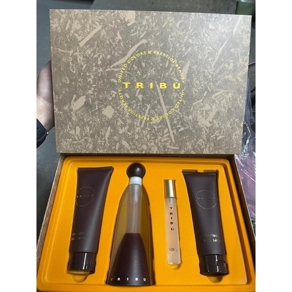 Set de Perfume United Colors Tribu 3.4 oz EDT, 4 Piezas para Mujer