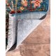 thumbnail image 4 of Base protectora para alfombra nuLOOM redonda gris de 254 cm, tejido de potencia, 4 of 8