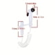 thumbnail image 3 of 1set White Handheld Bidet Sprayer For Toilet, High Pressure Bathroom Toilet Flushing Spray Set With Shower Hose, Toilet Bidet Sprayer Kit, Bathroom Accessories, 3 of 4