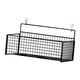 thumbnail image 5 of Cubo De Basura Montado En La Pared Cesta Despensa Ducha Champú Estantes Estante Baño Cocina Negro M, 5 of 5