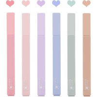 Xinqihang - Resaltadores Pastel De Colores Surtidos, Punta Biselada, Útiles Para El Estudio Bíblico, Resaltadores Estéticos Para Estudiantes Universitarias, Adolescentes, Mujeres, Diarios, Notas, Escuela, Oficina