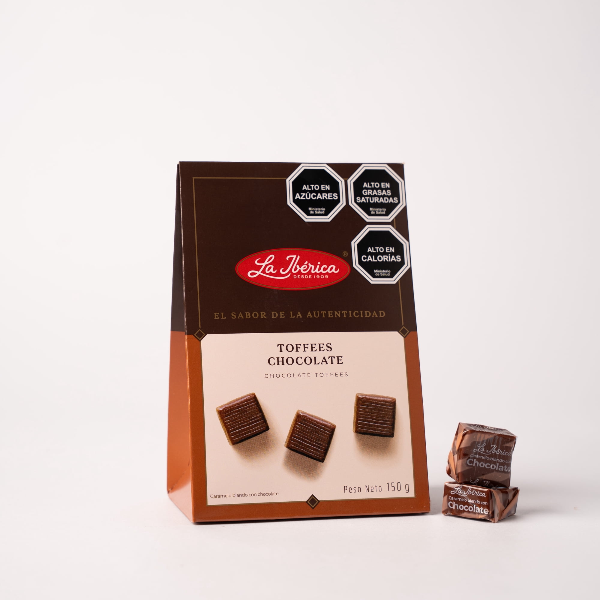 Chocolates La Ibérica - Caramelos Blandos Toffees De Chocolate 150g La Ibérica