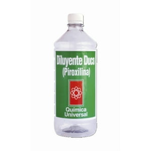 Diluyente Duco Piroxilina Botella 1 Litro Quimica Universal