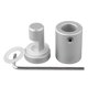 thumbnail image 4 of Separadores TUBYIC 1,9 cm x 2,5 cm Aluminio Satinado - Pack de 16, 4 of 5