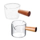 thumbnail image 1 of Copa De Medición De Vidrio De Espresso Mida De Mango De Madera Tazas Tazas Beber Shaker, 1 of 5