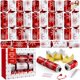 thumbnail image 1 of Joyin para fiesta de Navidad, paquete de 12 unidades, antideslizantes, rojo y blanco, 1 of 9
