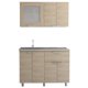 thumbnail image 1 of Kit Cocina Mueble Superior + Mueble Inferior Con Lavaplatos Fendi, 1 of 4