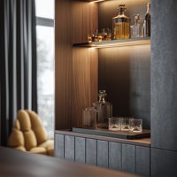 Masisa - Revestimiento Micro Ripado 68 Magma 2480X218Mm