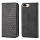 thumbnail image 1 of Funda Flip FOXDOCK para iPhone 7 Plus/8 Plus , Estilo Billetera con Diseño Rombo, Correa de Mano y Soporte, Uso Diario, 1 of 5