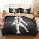 thumbnail image 1 of Michael Jackson Singer Soft Quilt Duvet Cover Set Doona Cover Bedclothes3-Piece Bedding Set, 1 of 5