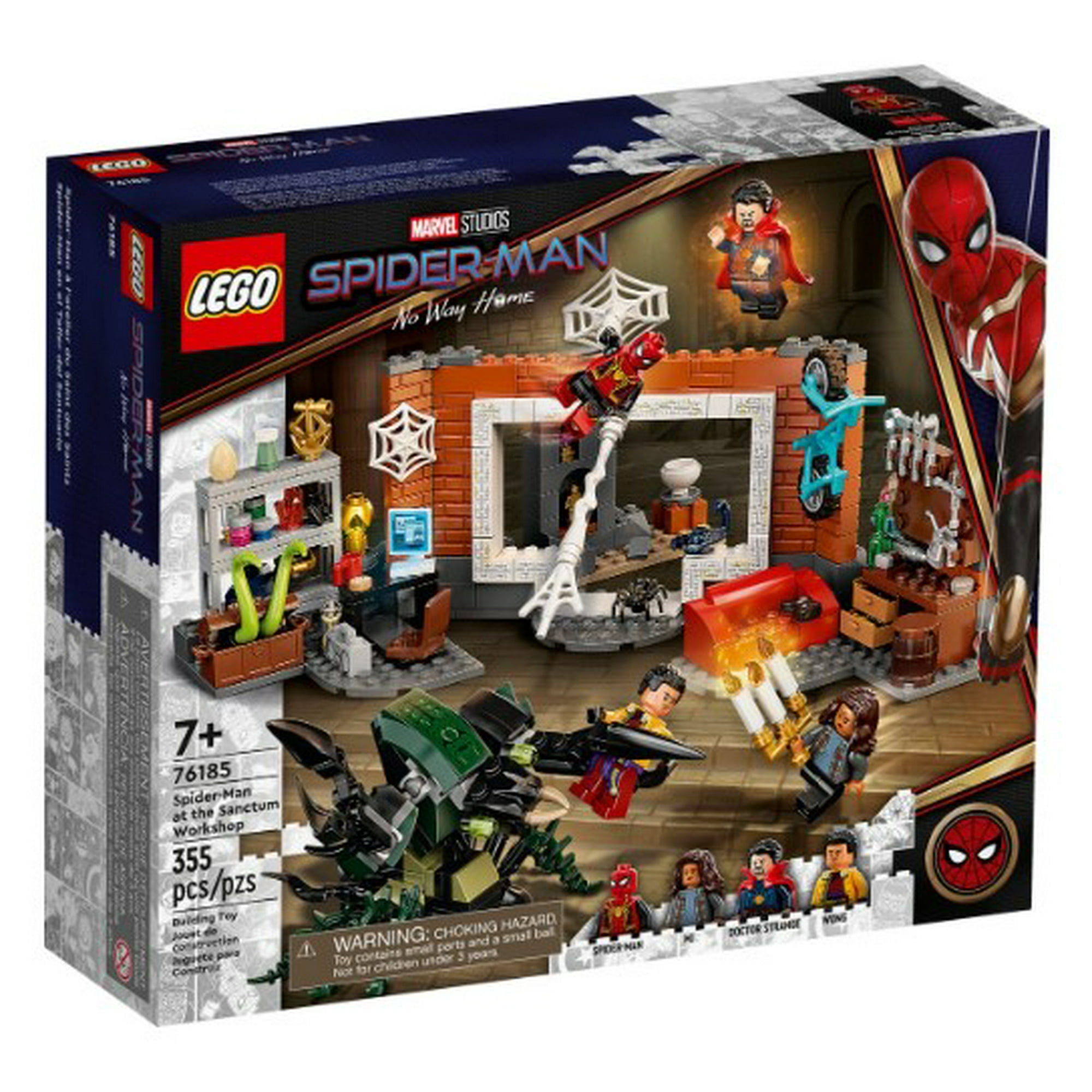 Lego Marvel - Spider-man En El Taller Del Santuario 355 Piezas 76185