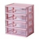 thumbnail image 3 of Organizador De Cajones De Escritorio Estuche Organizador De Cosméticos Para Tocador 4 Cajones Rosa, 3 of 5