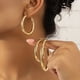 thumbnail image 1 of 6-Piece Gold Hoop Earrings: Elegant Hip Hop Style Alloy Jewelry - Exquisite Female Gift for Daily Casual Wear, 1 of 4