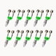 thumbnail image 1 of Alarma De Señuelo De Mordedura De Anillo De Campanas Dobles De 10 Piezas Para Pesca Nocturna Pesca De Surf Al Aire Libre, 1 of 5