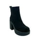 thumbnail image 2 of Botin ZAZ93 Gamuza Ecológica Negro, 2 of 5