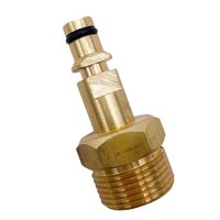 Magideal - 2 Adaptador De Manguera De Limpiador A Presión Conector Rápido Duradero Adaptador De Manguera De Arandela De Cobre Para K Kit De Reemplazo Vehículos P