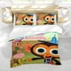 thumbnail image 5 of Súper Canciones Simples Conjunto de sábanas temático, trío de piezas, cómodo y amigable con la piel, diseño único, regalo de decoración para el hogar para familiares, amigos y fans,140cm *210cm, 5 of 6