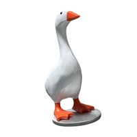 Magideal - Llavero De Ganso, Estatua De Ganso, Accesorios, Almacenamiento De Llaves, Decoración Del Hogar, Figuras, Adorno De Inauguración De La Casa, Mesa De Of