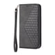 thumbnail image 2 of Funda Flip FOXDOCK para iPhone XR , Estilo Billetera con Diseño Rombo, Correa de Mano y Soporte, Uso Diario, 2 of 5