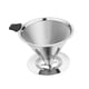 thumbnail image 1 of Filtro De Café De Acero Inoxidable, Filtro De Café Para Preparación De Cono, Para Cocina, Regalos Para El Hogar, Grande, 1 of 5