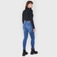 thumbnail image 3 of Jeans Mujer Azul Medio Calce Skinny Corona, 3 of 5