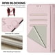 thumbnail image 5 of Funda Cartera para Samsung Galaxy S25 Ultra con Bloqueo RFID, Cierre Magnético y Ranuras Tarjetas Rosa, 5 of 6