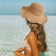 thumbnail image 3 of Sombrero Askljeby para mujer, ala ancha, tejido a ganchillo hecho a mano en paja, 3 of 7
