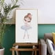 thumbnail image 4 of Póster nórdico de princesa de ballet para guardería, unicornio, arte de pared, pintura en lienzo, cisne, imágenes de pared para habitación infantil., 4 of 5