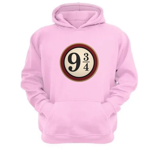 Genérico - Polerón Canguro 9 3/4 Rosa Talla L Unisex