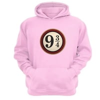 Genérico - Polerón Canguro 9 3/4 Rosa Talla L Unisex