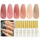 thumbnail image 1 of Set de esmaltes de uñas Artdone Sheer Gel Jelly UV, 6 colores con lámpara, 1 of 3