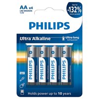 4 Pilas Alcalinas Aa Blíster Philips Lr6E4B - Ps