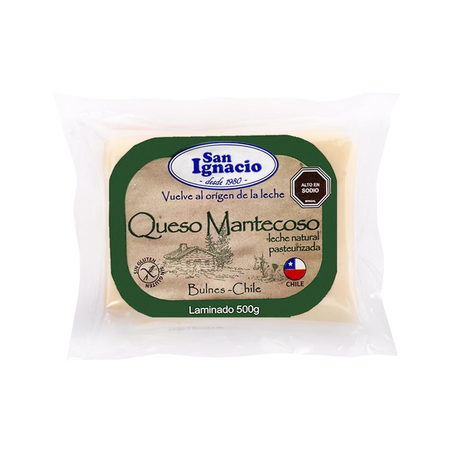 Queso Mantecoso Laminado 500 g San Ignacio