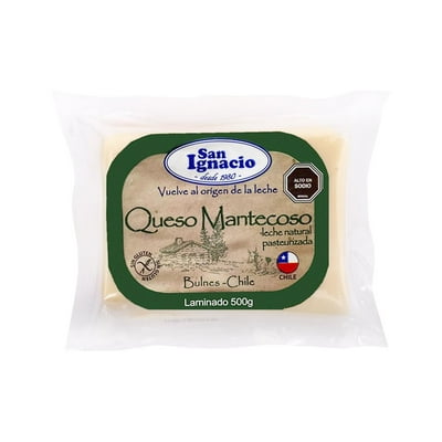 Queso Mantecoso Laminado 500 G San Ignacio