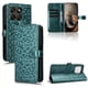 thumbnail image 1 of Funda Cartera Lunares Motorola Moto G77 con Tarjetero, Correa y Soporte Verde, 1 of 6