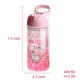 thumbnail image 2 of Botella de agua OOTD Unicorn para niñas de 400 ml con pajita y candado, 2 of 7
