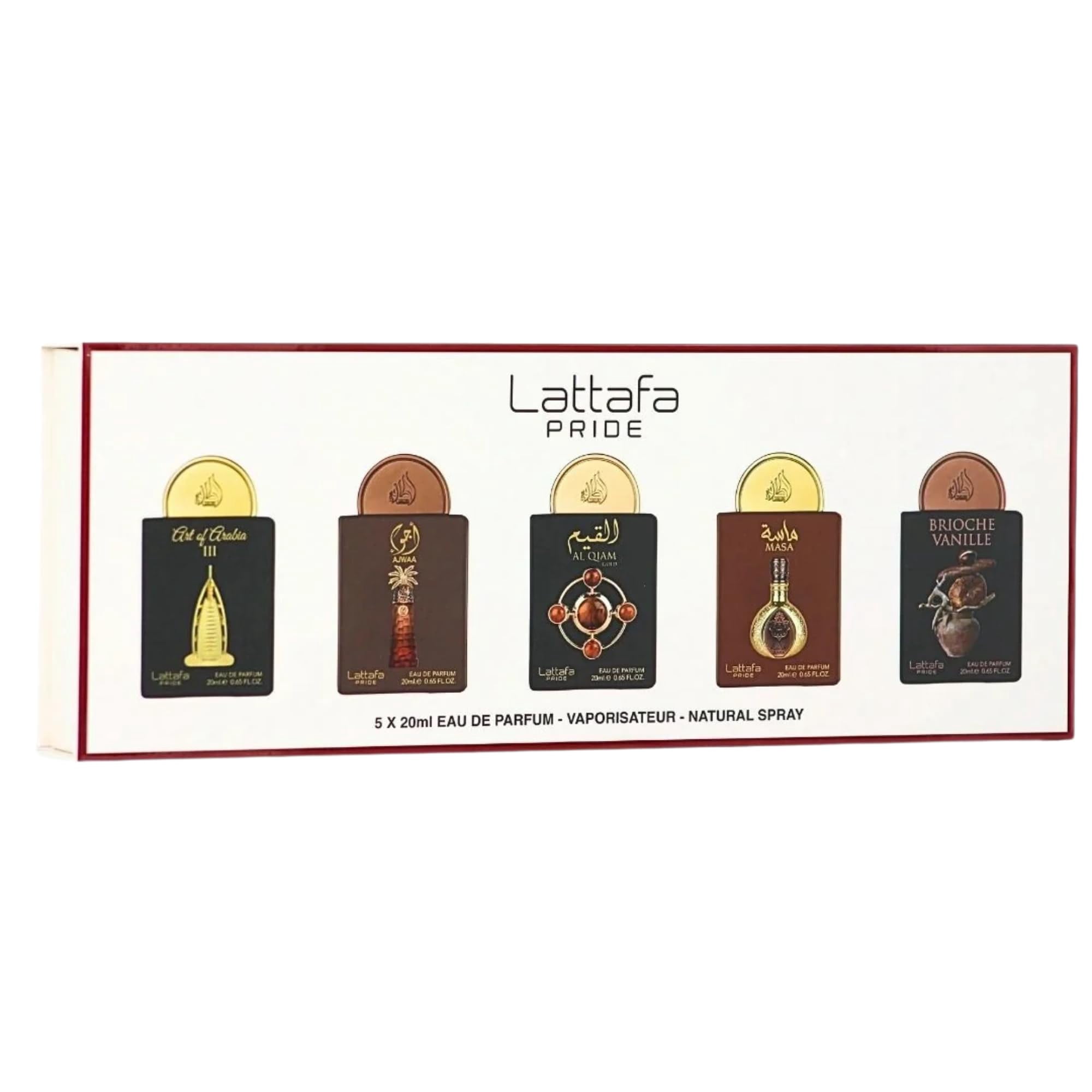 Set De Regalo Perfume Lattafa Pride, Colección N.º 4, 5 X 20 Ml