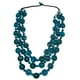 thumbnail image 5 of Collar Bohemio Collar Babero Collar De Cuentas De Madera Para Mujer Dama Boda Azul, 5 of 5