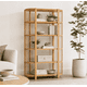 thumbnail image 2 of Biblioteca "Siete Tazas" Estantería de Madera con Barrotes - Natural - 80x35x180 cm, 2 of 3