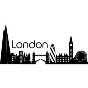 Rienda Libre Graphics - Decomural London City Skyline Ws-32849