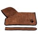 thumbnail image 4 of Toalla De Secado Para Perros Albornoz Albornoz Para Perros Suave Súper Absorbente Azul / Marrón S-Marrón, 4 of 5