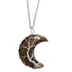 thumbnail image 2 of Collar Con Colgante De Gema De Luna Creciente De Árbol De La Vida Con Envoltura De Alambre De Cuarzo De Cristal H, 2 of 5