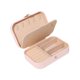 thumbnail image 1 of Exhibición De Caja De Joyería De Cuero Pu Portátil Para Collares Pendientes Broches Rosa, 1 of 5