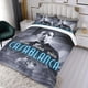 thumbnail image 3 of Casablanca Conjunto de sábanas temático, trío de piezas, cómodo y amigable con la piel, diseño único, regalo de decoración para el hogar para familiares, amigos y fans,140cm *210cm, 3 of 6