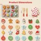thumbnail image 3 of Set de Juego de Galletas de Madera WOODENFUN Cortar y Hornear, 3 of 6