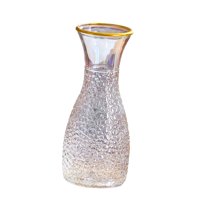 Bothyi - Florero De Vidrio Florero Florero Florero Plantas Maceta Para Fiesta Oficina Interior Colorido