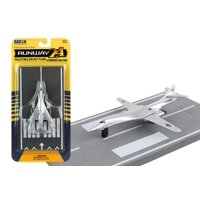 Daron - Vehículo Runway24 B-1 De Metal Fundido A Presión, Color Plateado