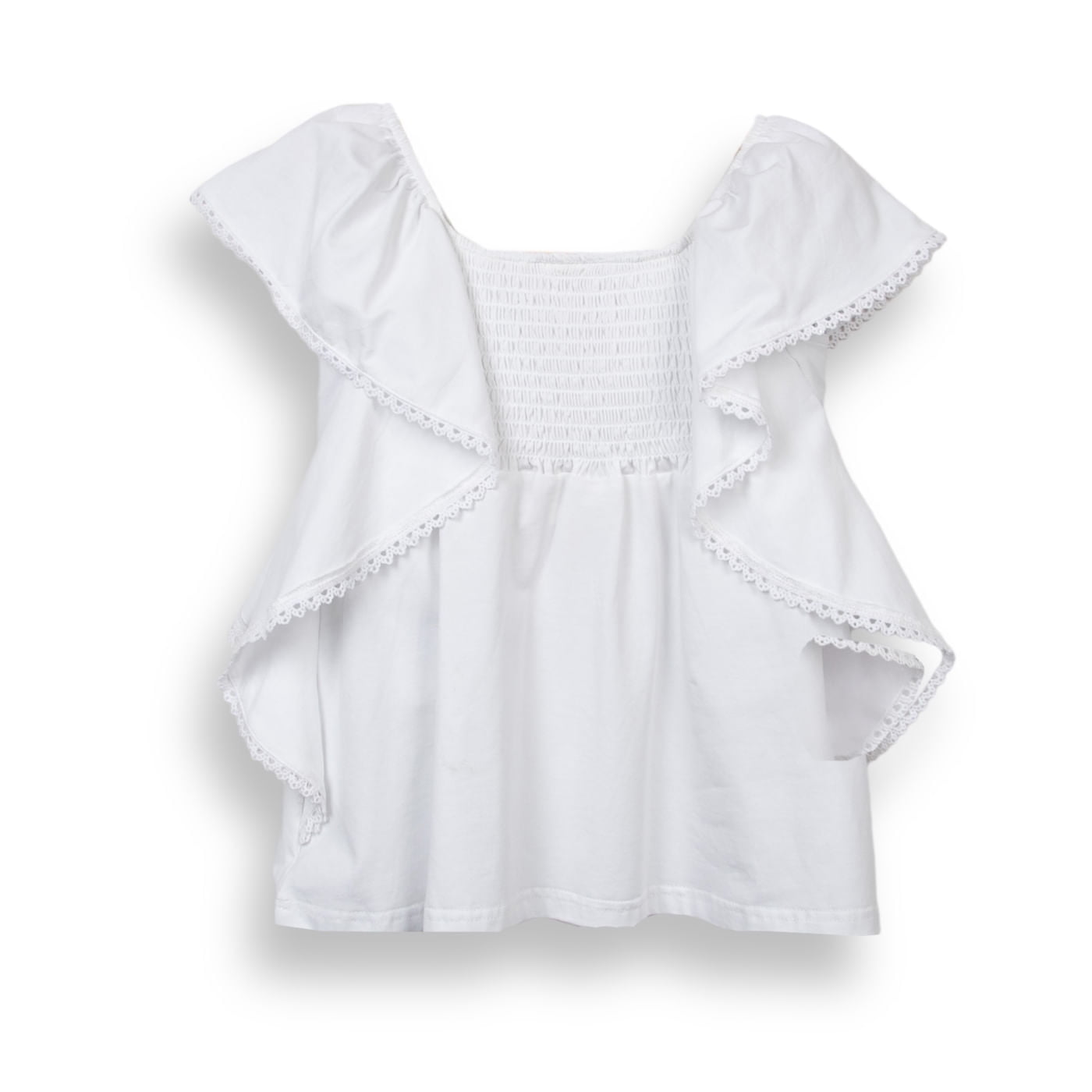 Polera Niña Blanco Pillin