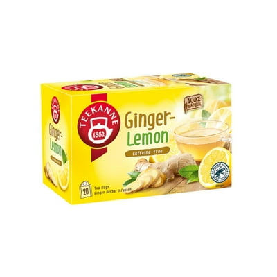 Té Infusión Ginger Lemon Caja 20 Un Teekanne