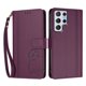thumbnail image 3 of Funda Cartera Trébol para Samsung Galaxy S22 Ultra con Ranuras Tarjetas y Carga Inalámbrica Violeta, 3 of 6